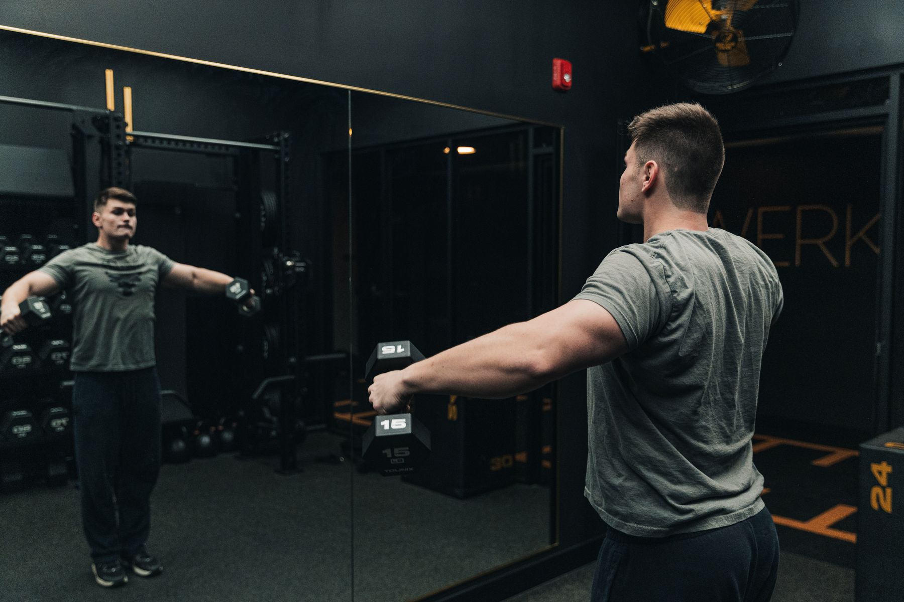 Dumbbell lateral raises